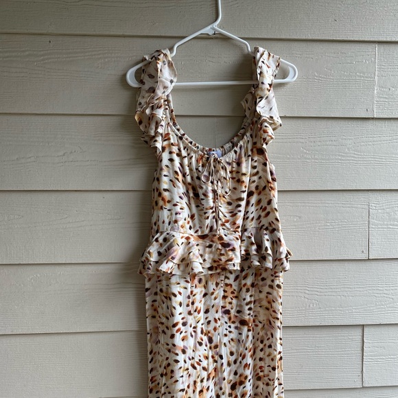 Sofia Jeans by Sofia Vergara Women’s Ruffle Sweetheart Long Midi Dress - Picture 4 of 8